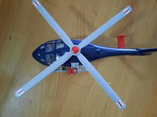 Helicóptero policía playmobil