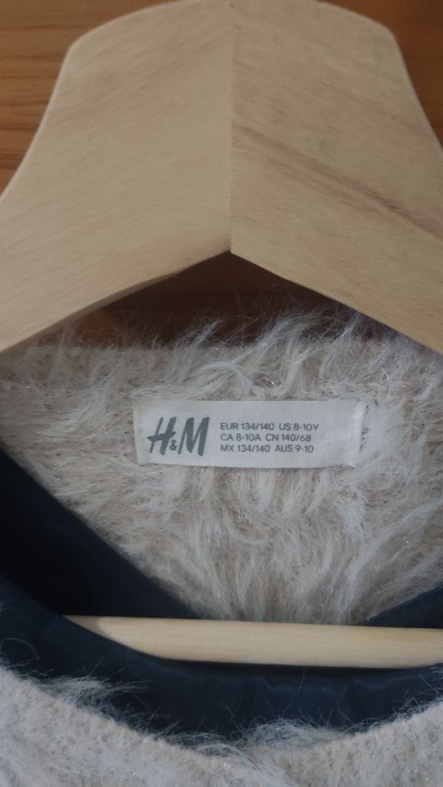 Vestido fiesta y chaqueta 7/8 años