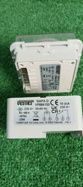 VEMER VP884100 NAPA D - Temporizador/Interruptor 
