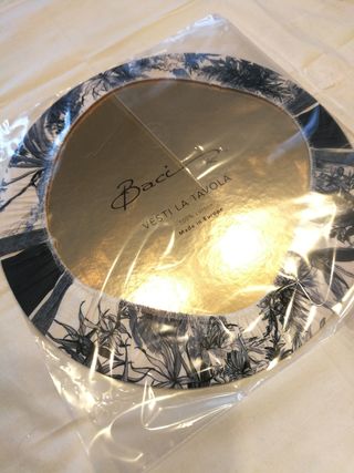 Sottopiatto "V" in cotone Baci Milano