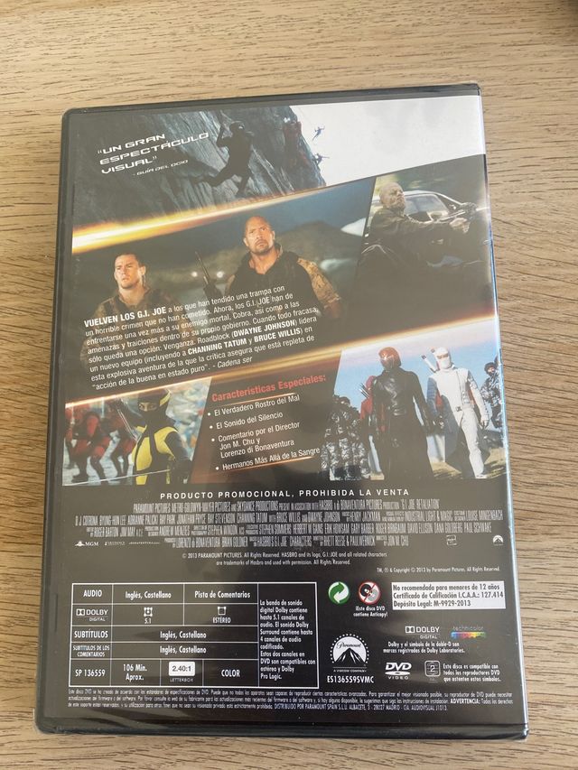 Pelicula “ G.I.JOE , La venganza “