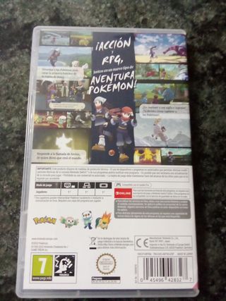 Videojuego Nintendo switch leyendas Pokémon