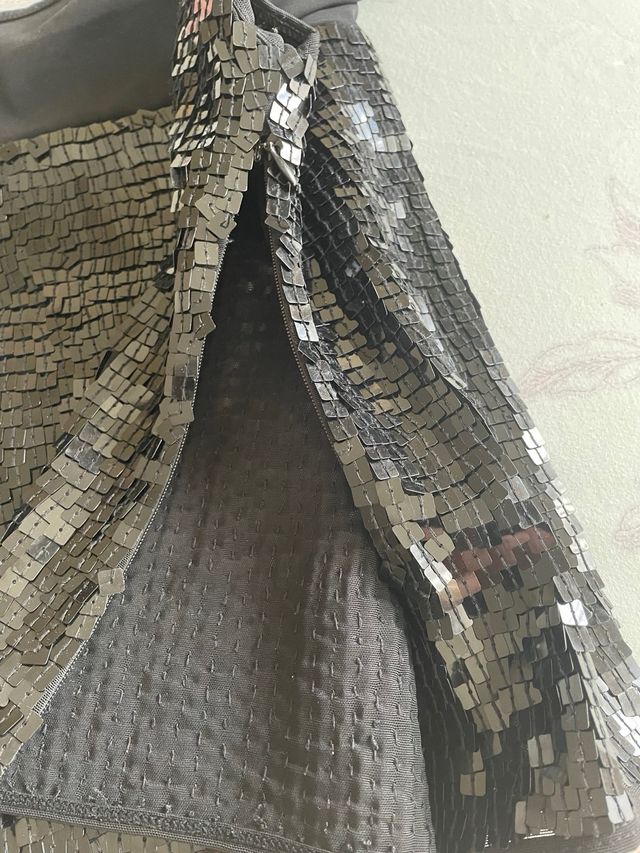 Top lentejuelas elástico