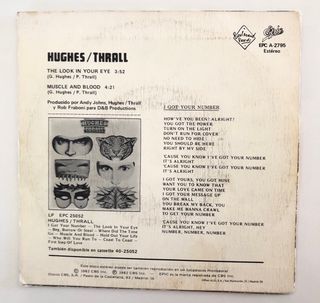 single en vinilo de Glenn Hughes y Pat Thrall