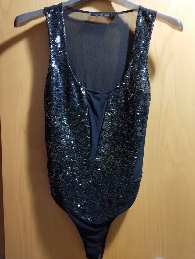 Body fiesta lentejuelas tul