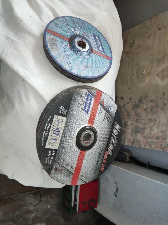 lote 10 discos para corte metales