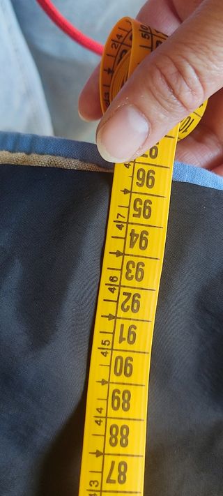 Gabardina Negra Mango talla XL