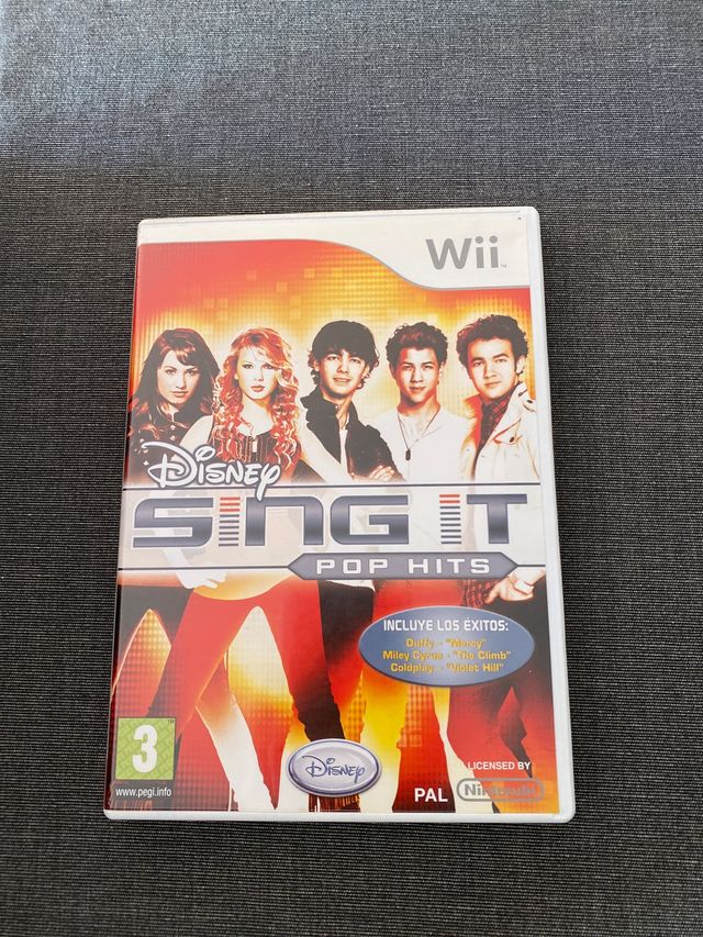 Juego para la Wii "Disney Sing It Pop Hits"