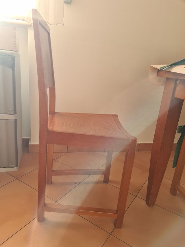 Sedie in legno ciliegio