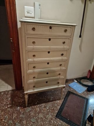 Conjunto muebles habitación antiguo