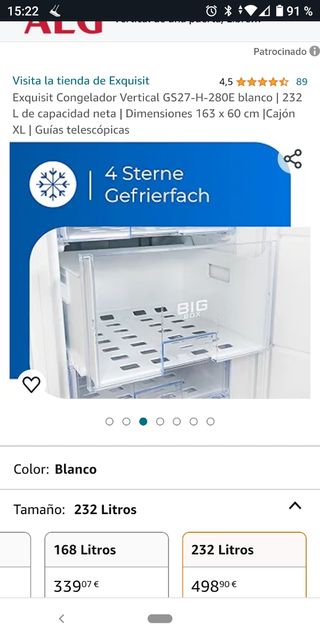 NO FUNCIONA Congelador Vertical GS27