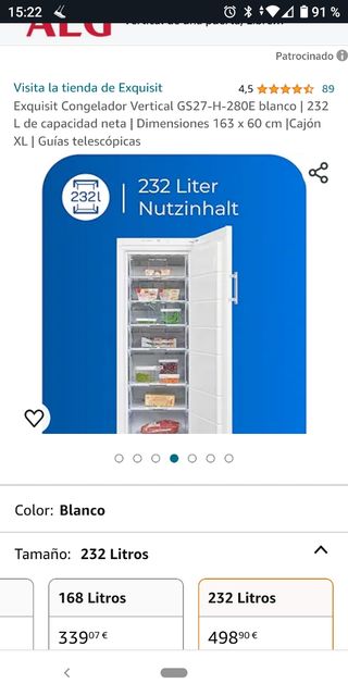 NO FUNCIONA Congelador Vertical GS27