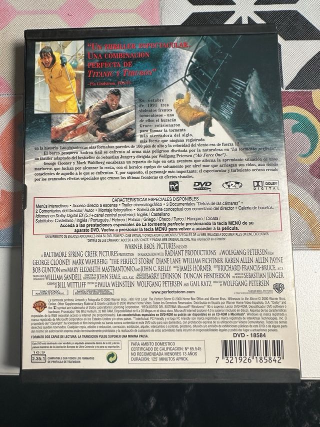 dvd la Tormenta Perfecta