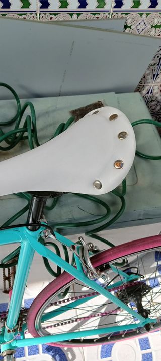  bicicleta antigua ZEUS convertida a semi fixie