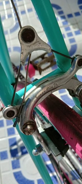  bicicleta antigua ZEUS convertida a semi fixie