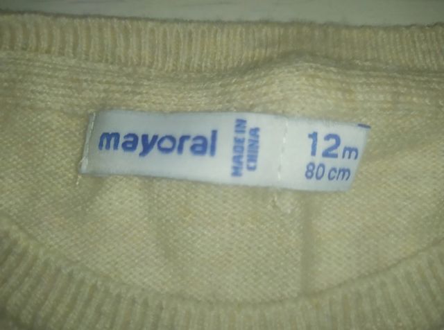 Jersey mayoral 12 meses