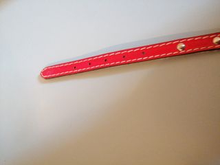 Collarino rosso. Per gatto /cane. Cm 32. Nuovo. 