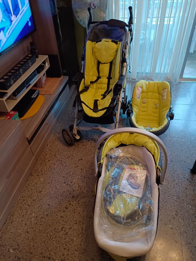 Accesorios y carrito marca chico