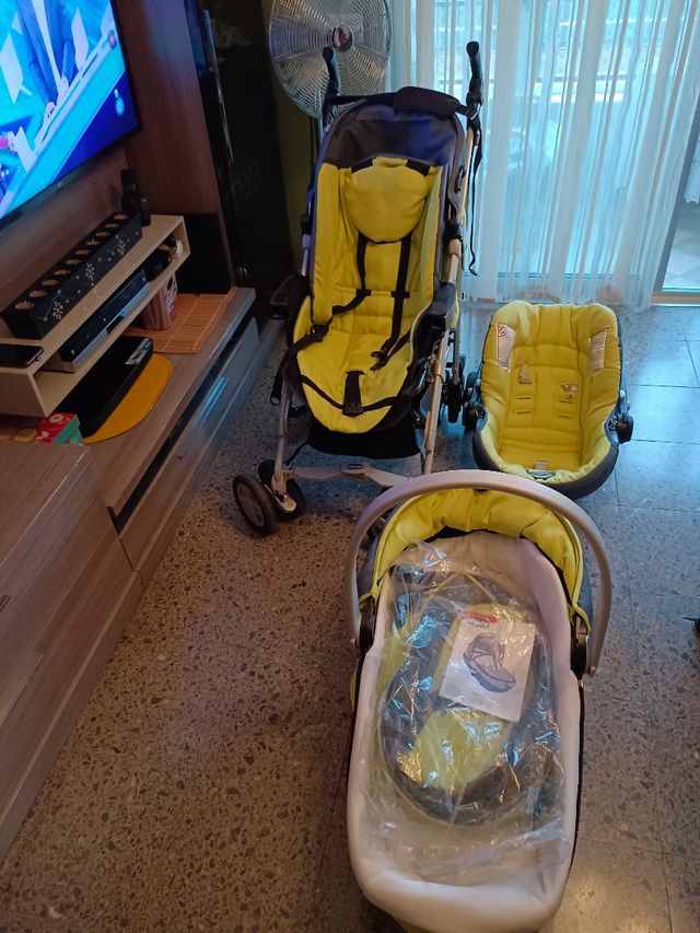 Accesorios y carrito marca chico