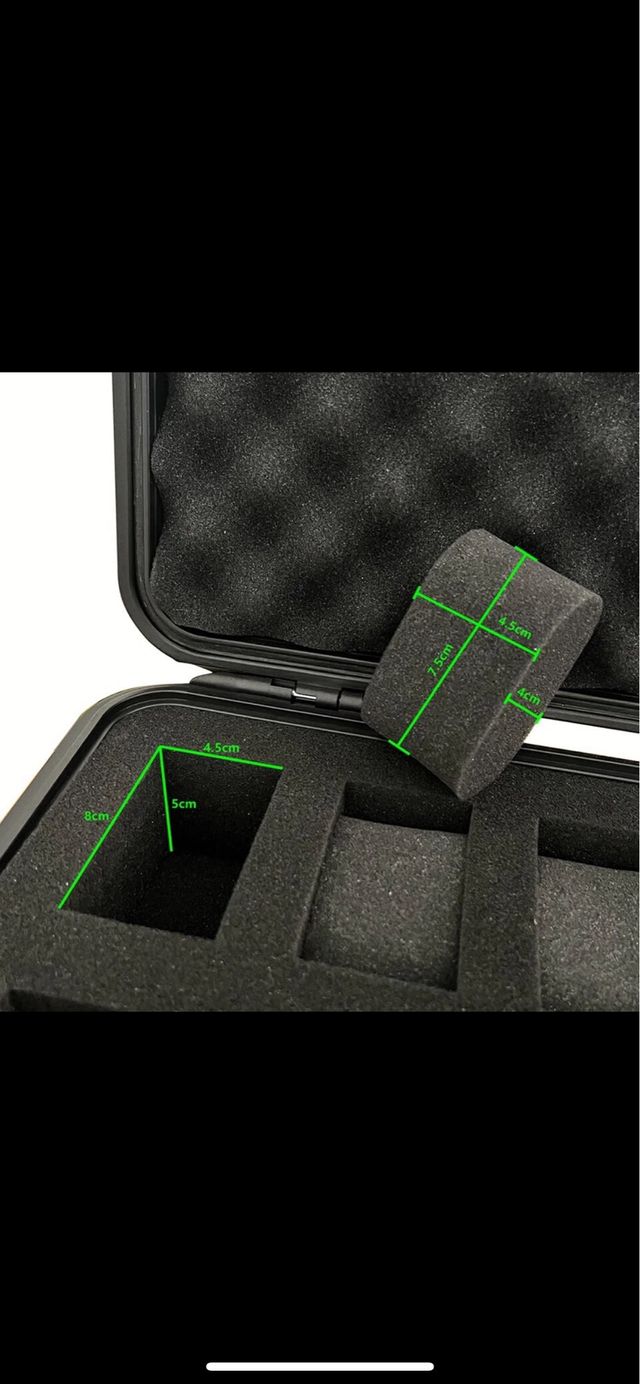 maletin para 15 Relojes hermetico.