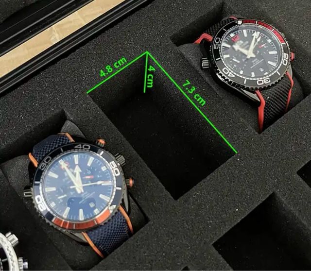 maletin para 15 Relojes hermetico.