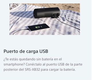 Altavoz Sony XB 32 (NUEVO)