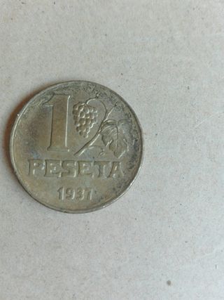 Dos monedas de peseta 