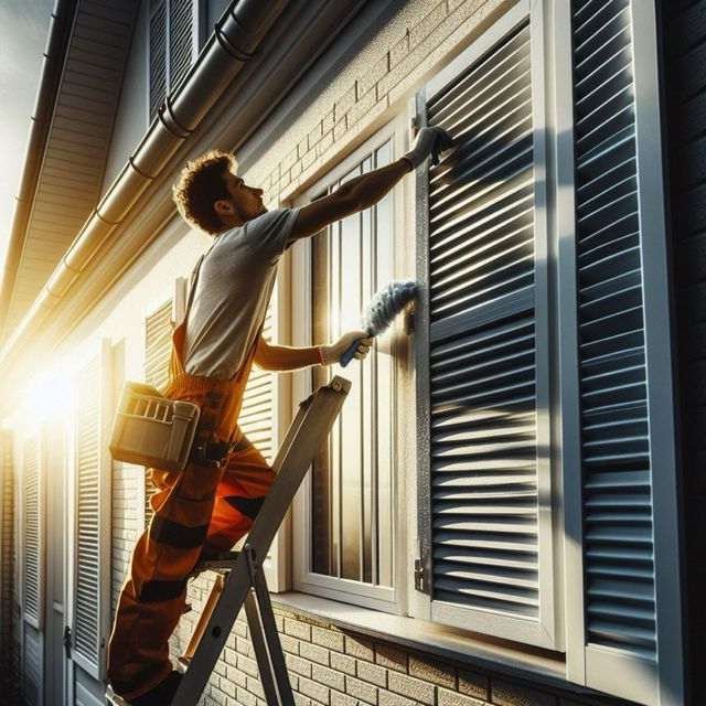 Limpieza cristales, persianas y pintura