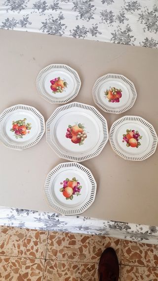 piatti da frutta bavaria vintage