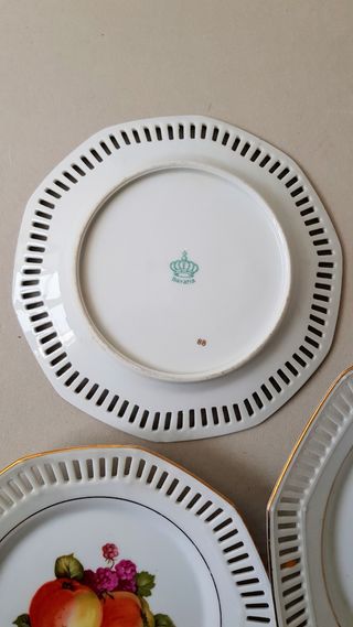 piatti da frutta bavaria vintage