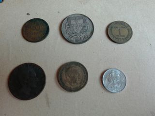 Seis monedas antiguas