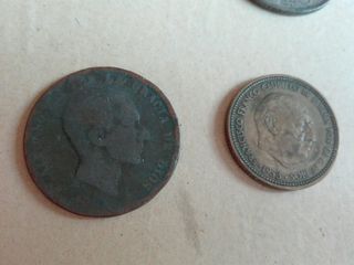 Seis monedas antiguas