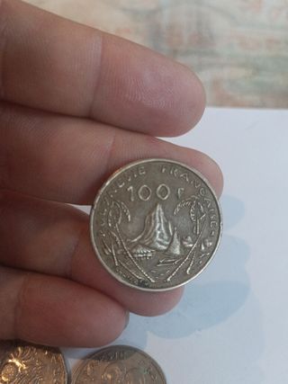 Lote de monedas de la Polinesia fr