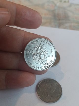Lote de monedas de la Polinesia fr
