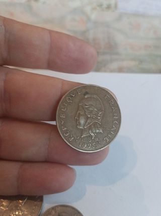 Lote de monedas de la Polinesia fr