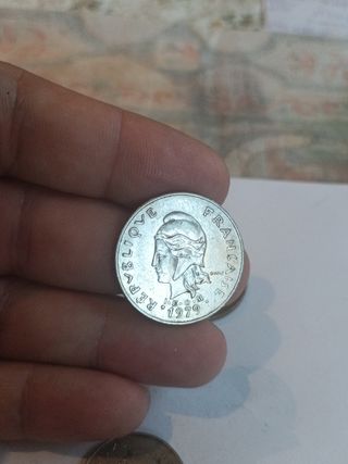 Lote de monedas de la Polinesia fr