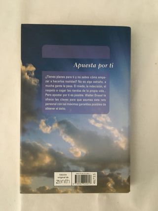 Libro Apuesta por ti, Walter Dresel
