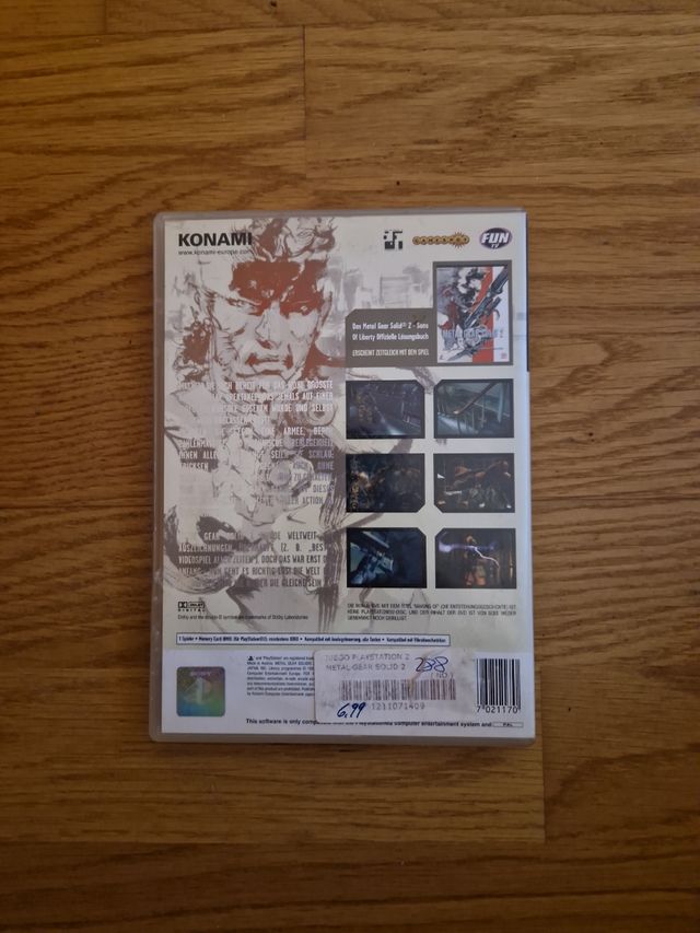 Metal Gear Solid 2 PS2