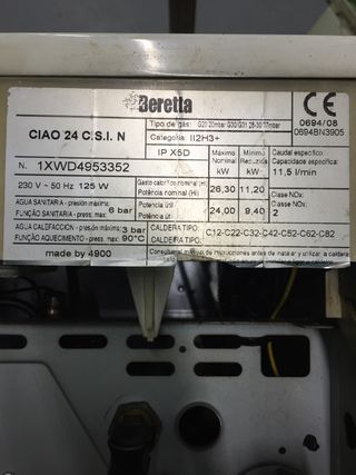 Despiece Caldera Estanca