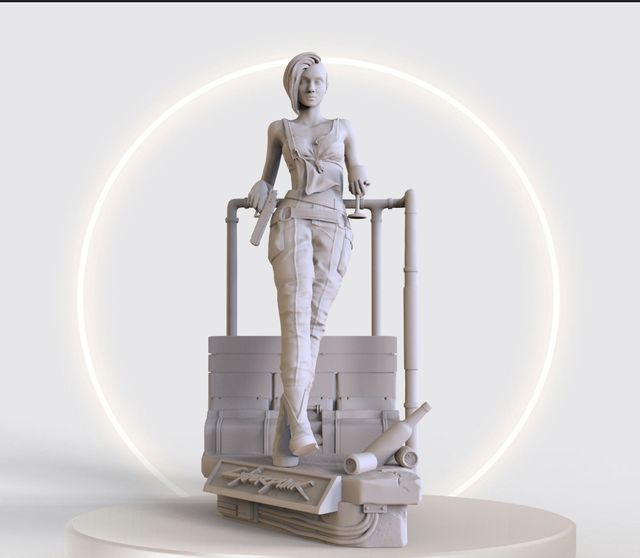 figura Judy Álvarez cyberpunk