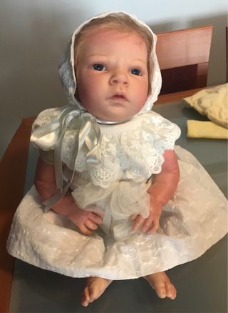 Conjunto vestido Reborn o bebé talla 0 marca Foque