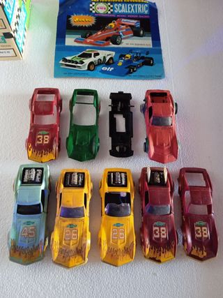Lote carrocería Chevrolet Corvette exin Scalextric