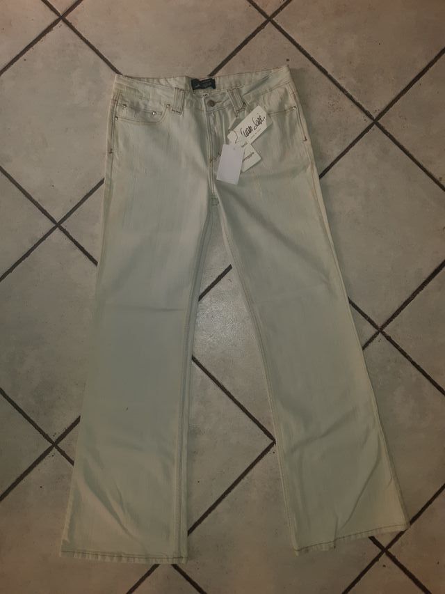 jeans a zampa azzurro chiaro Luan Sare' tg 50