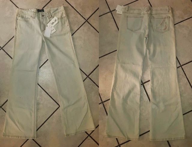jeans a zampa azzurro chiaro Luan Sare' tg 50