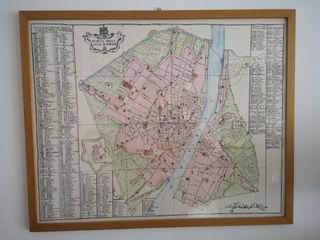 Quadro Pianta Storica della città di Firenze