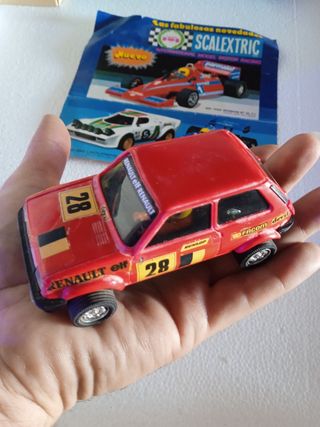 Renault 5 copa Scalextric exin rojo