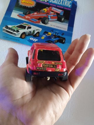 Renault 5 copa Scalextric exin rojo