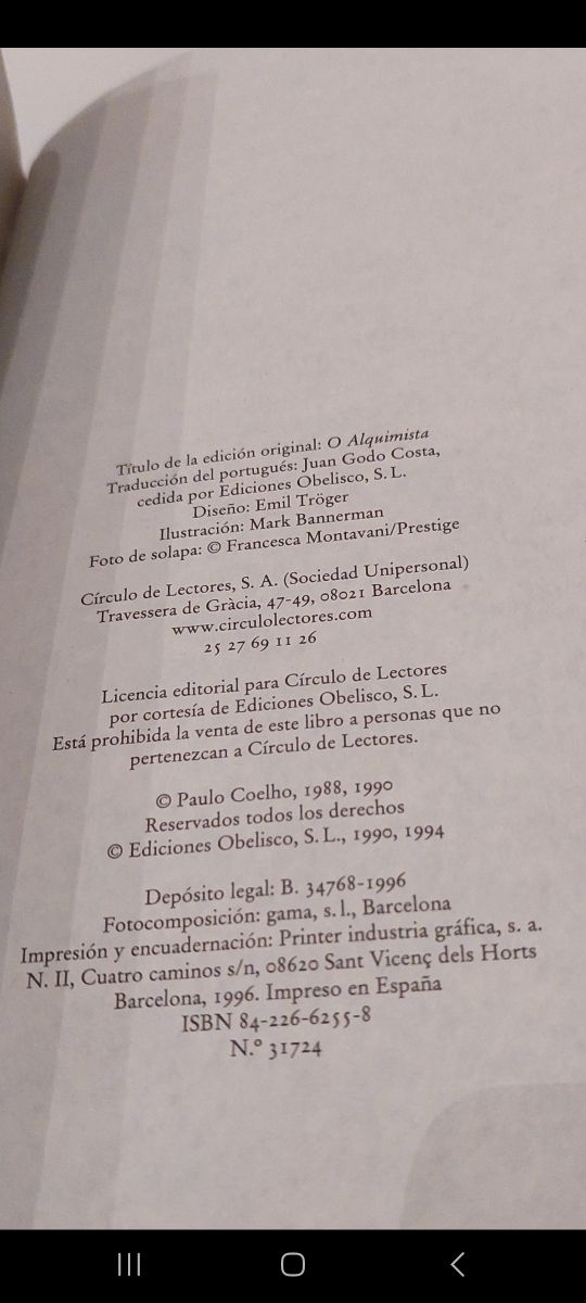 El Alquimista (Paulo Coelho)