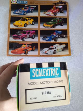 Sigma Scalextric exin blanco scx