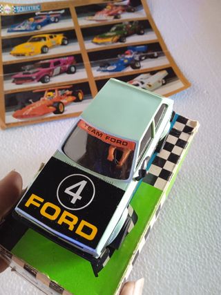 Ford fiesta 1.300 scalextric exin azul